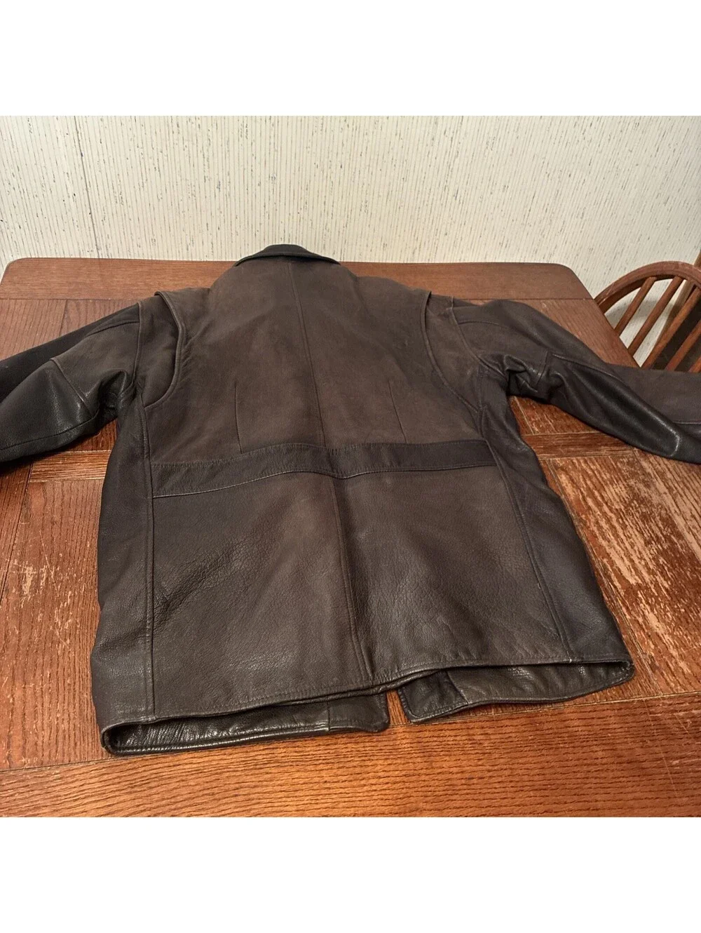 Banana Republic Leather Jacket Men’s M Military  Surplus Safari Vintage Rare